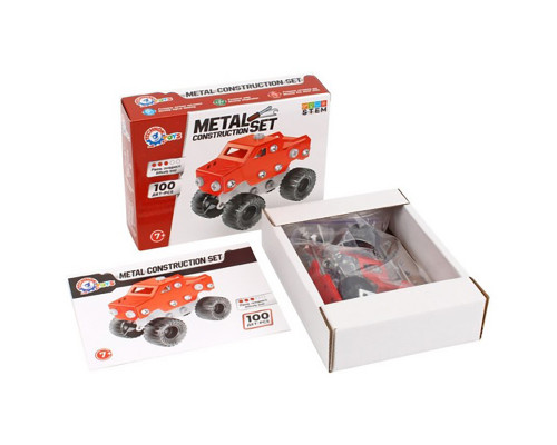 Дитячий металевий конструктор 1317TXK 100 деталей