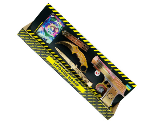 Сувенирный игровой набор Big Box "Gold 1" BB-G1 дерево