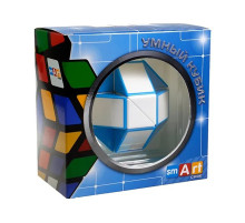 Змійка Рубіка Smart Cube біло-блакитна SCT401 у коробці