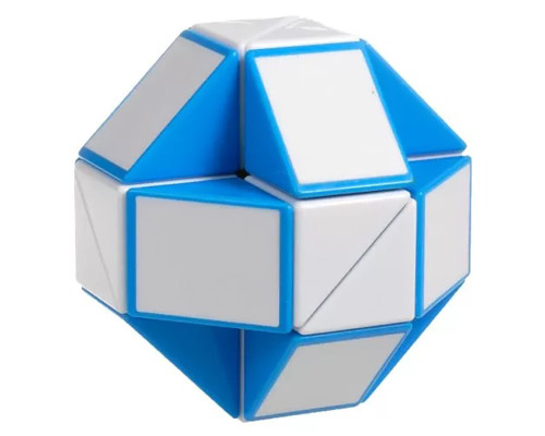 Змійка Рубіка Smart Cube біло-блакитна SCT401 у коробці