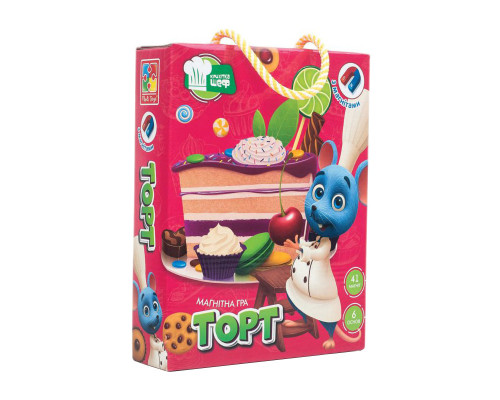Гра магнітна vt3004  "Торт"(укр)