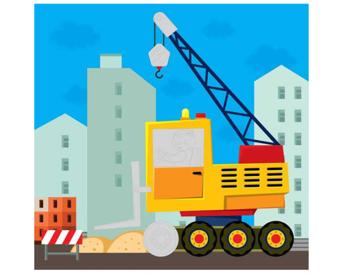 Дитяча збірка книжок "Збери картинку" Книжковий Хмарочос 379532 з наклейками