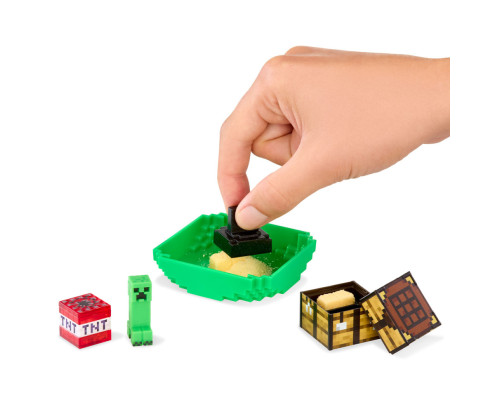 Игровой набор-сюрприз "Создай пиксельное приключение" 557272 серия "Mini Minecraft"