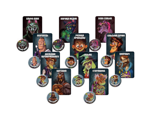 Настольная игра "Последняя ночь: Рассвет" WDB01UA 11 карт ролей