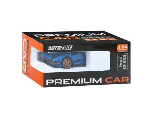 Детская инерционная машинка AP-2036(Blue) двери открываются, свет и звук, 1:24, 23 см