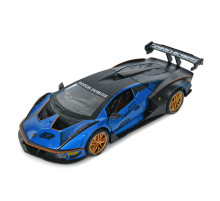 Детская инерционная машинка AP-2036(Blue) двери открываются, свет и звук, 1:24, 23 см