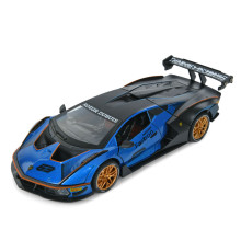 Детская инерционная машинка AP-2036(Blue) двери открываются, свет и звук, 1:24, 23 см