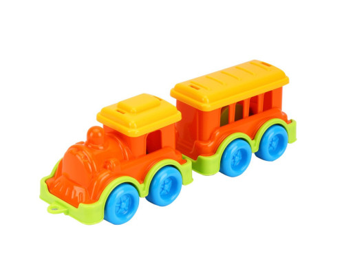 Дитяча іграшка "Потяг Міні" 8089TXK з вагончиком, різнокольоровий