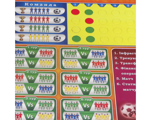 Настільна гра "Футбольний клуб" 0963 від 8 років