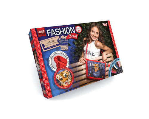 Комплект для творчості "Fashion Bag" FBG-01-03-04-05 вишивка муліне Тигр