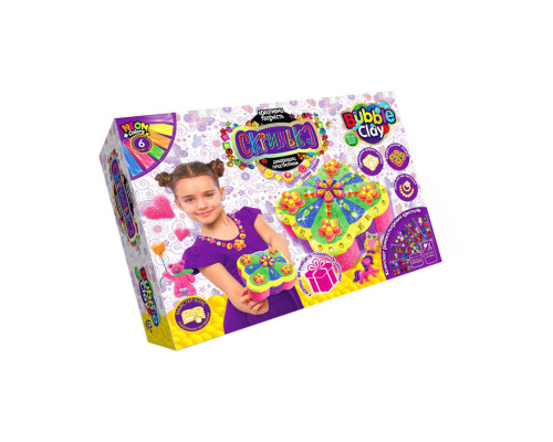 Набір креативної творчості "Скринька" SHBC-01-01U декор пластиліном Квітка