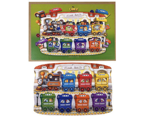 Деревянный детский сортер "Поезд большой" (ПСД296) PSD296