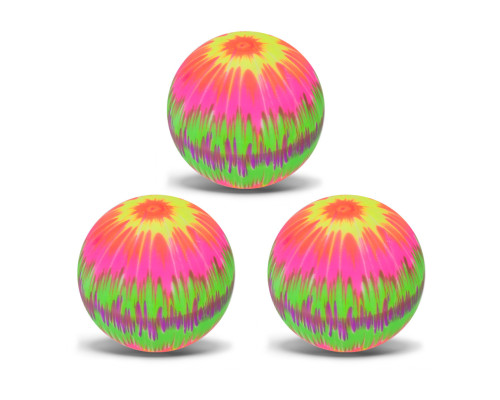 Дитячий яскравий Гумовий м'яч RB26527-4 різнокольоровий, 26 грам, 7 см