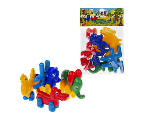 Дитячий конструктор-пазл "Зоо-Логіка": тваринки 1647 з 13 деталей