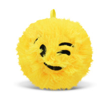 Игрушка-мяч "Смайл" SB2580(Yellow) пушистый, диаметр 13 см