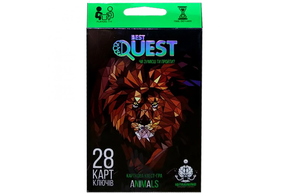 Карточная квест-игра "BEST QUEST" (укр.) BQ-01-01-04U  BQ-01-02U
