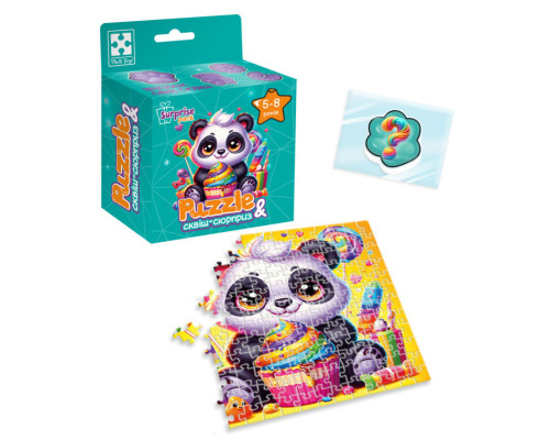 Дитячі пазли з сюрпризом "Панда" VT8030-08, 180 деталей