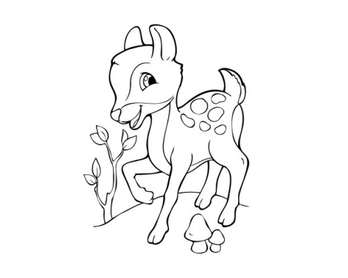 Дитяча розмальовка "Подивися і розфарбуй: Звірятка" 628008