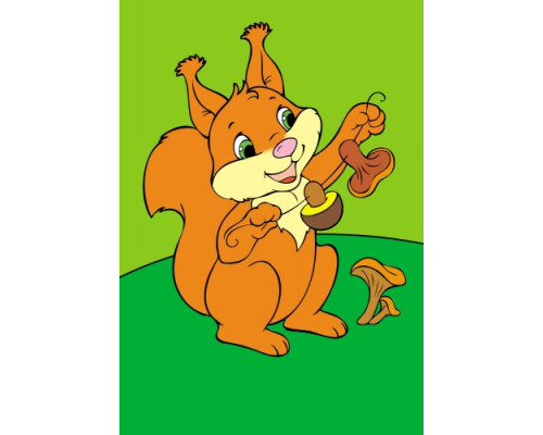 Дитяча розмальовка "Подивися і розфарбуй: Звірятка" 628008