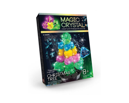 Дитячий набір для проведення дослідів "MAGIC CRYSTAL" OMC-01-01 безпечний  Різдвяна багатобарвна ялинка