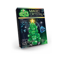 Детский набор для проведения опытов "MAGIC CRYSTAL" OMC-01 безопасный Рождественскаязеленаяелка