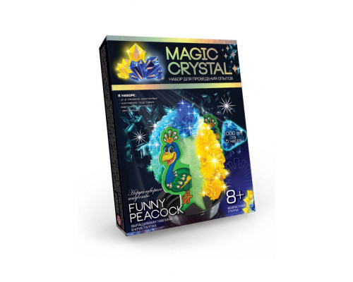 Детский набор для проведения опытов "MAGIC CRYSTAL" OMC-01 безопасный Забавныйпавлин