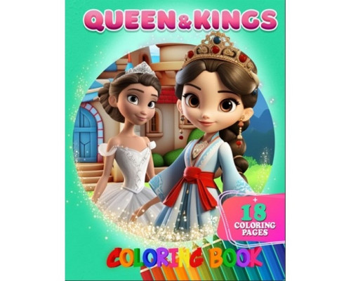 Розмальовка для дітей Queen&Kings А05122402 формат А4