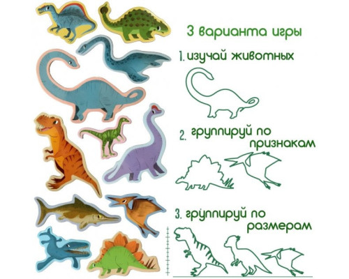 Набір магнітів Magdum "Великі Динозаври" ML4031-06 EN