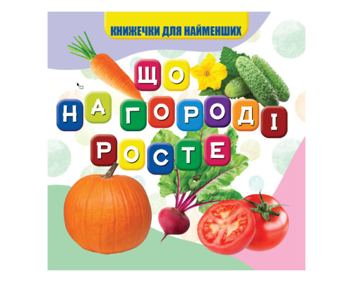 Моя перша книжечка Що росте на городі VR06041705, 10 сторінок
