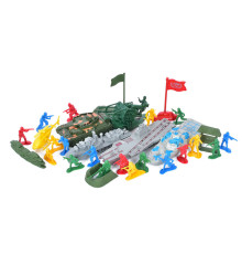 Ігровий набір Солдатики Bambi 8899-49-50 з транспортом Вид 2