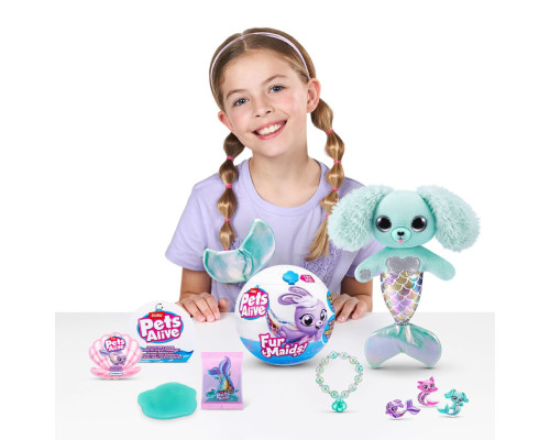 Интерактивный игровой набор серии "Furmaids" Щенок Даззи Pets & Robo Alive 9555D