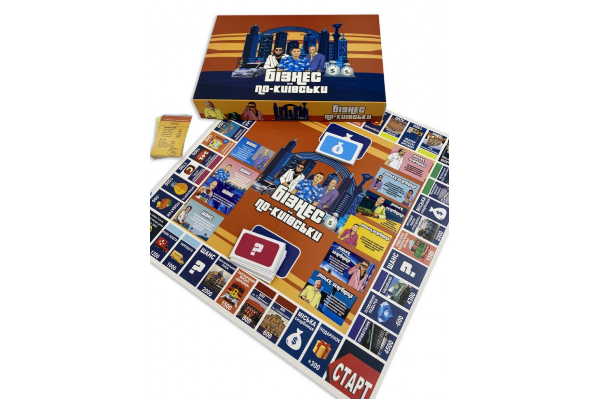 Настольная игра "Монополия Бизнес по-Киевски" PLR-0028 Настольная игра "Монополия Бизнес по-Киевски" PLR-0028