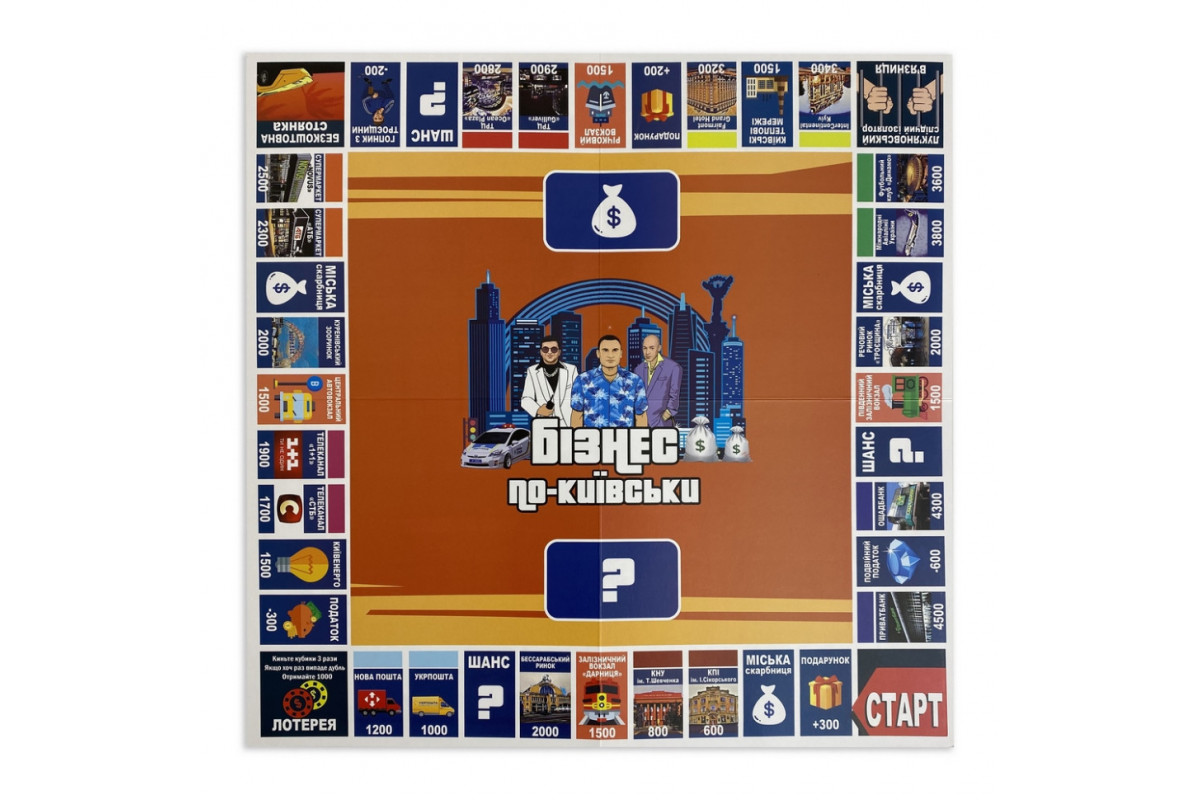 Настольная игра "Монополия Бизнес по-Киевски" PLR-0028 Настольная игра "Монополия Бизнес по-Киевски" PLR-0028