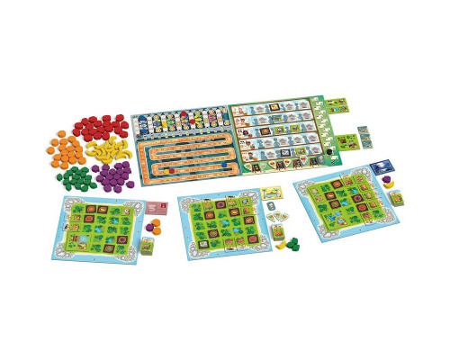 Настольная игра "Сочные фрукты" SF001U 100 деревянных фигурок фруктов