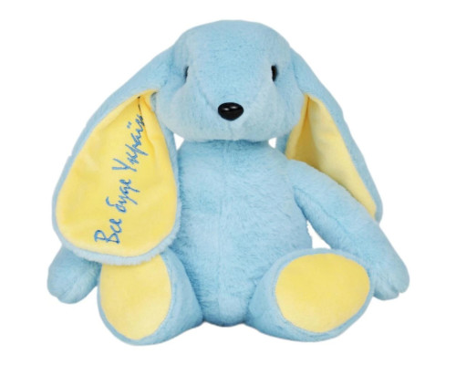 Плюшева іграшка Зайченя Патріот України FWPBUNNY22DBLUE01, 34 см