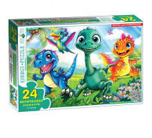Пазл дитячий Динозаврики 88250, 24 великих елементи