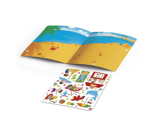 Набор для творчества "Пляж" VT4206-51, 13 наклеек на планшетке