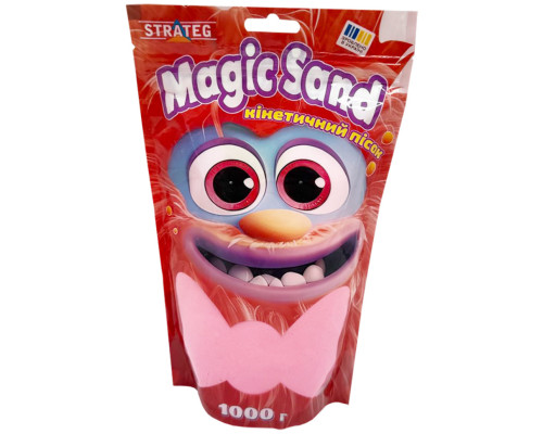 Креативна творчість "Кінетичний пісок Magic sand" 39404-8 рожевий 1 кг