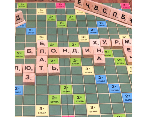 Настольная игра "Эрудит" 0987 деревянная