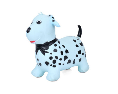 Дитяча іграшка-стрибун "Цуценя" MS 4160(Blue) гума, до 20 кг
