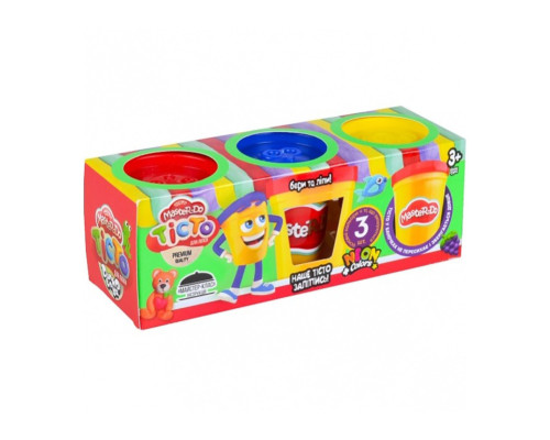 Креативна творчість "Тісто для ліплення "Master Do" TMDB-01-04U 3 банки