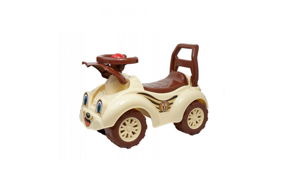 Машинка-каталка толокар для прогулянок ТехноК 2315TXK Коричнева Машинка-каталка толокар для прогулянок ТехноК 2315TXK Коричнева