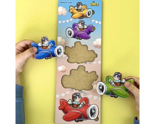 Деревянный детский сортер "Самолеты больше - меньше" (ПСД299) PSD299