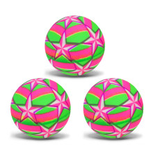 Дитячий яскравий Гумовий м'яч RB26527-5 різнокольоровий, 26 грам, 7 см