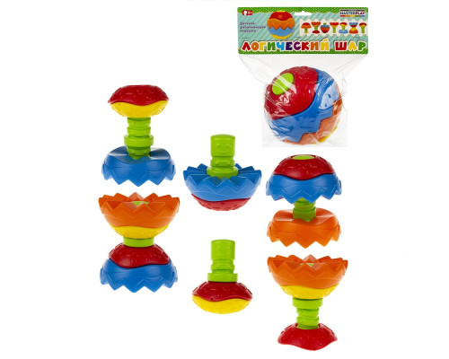 Детская развивающая игрушка "Логический шар" 1-078 ?150мм