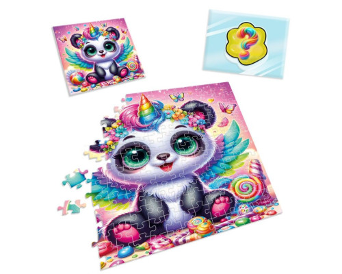 Дитячі пазли з сюрпризом "Панда-єдиноріжка" VT 8030-09, 180 деталей