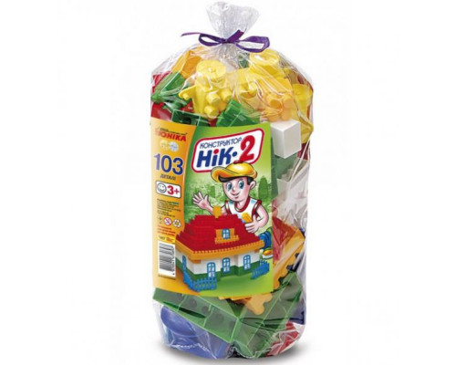 Дитячий конструктор НІК-2 70897, 103 великі деталі