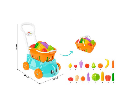 Детская тележка для супермаркета 7570TXK