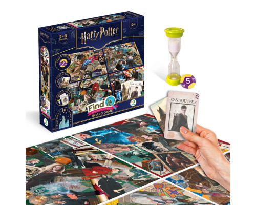 Детская настольная игра "Find it: Harry Potter" 200585 4 двухсторонних поля 80 игровых карт 2-6 игроков