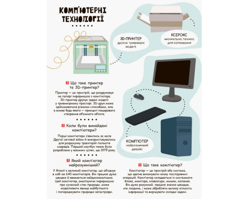 Дитяча книга "Моя перша енциклопедія" Сучасні девайси" 866004  укр. мовою
